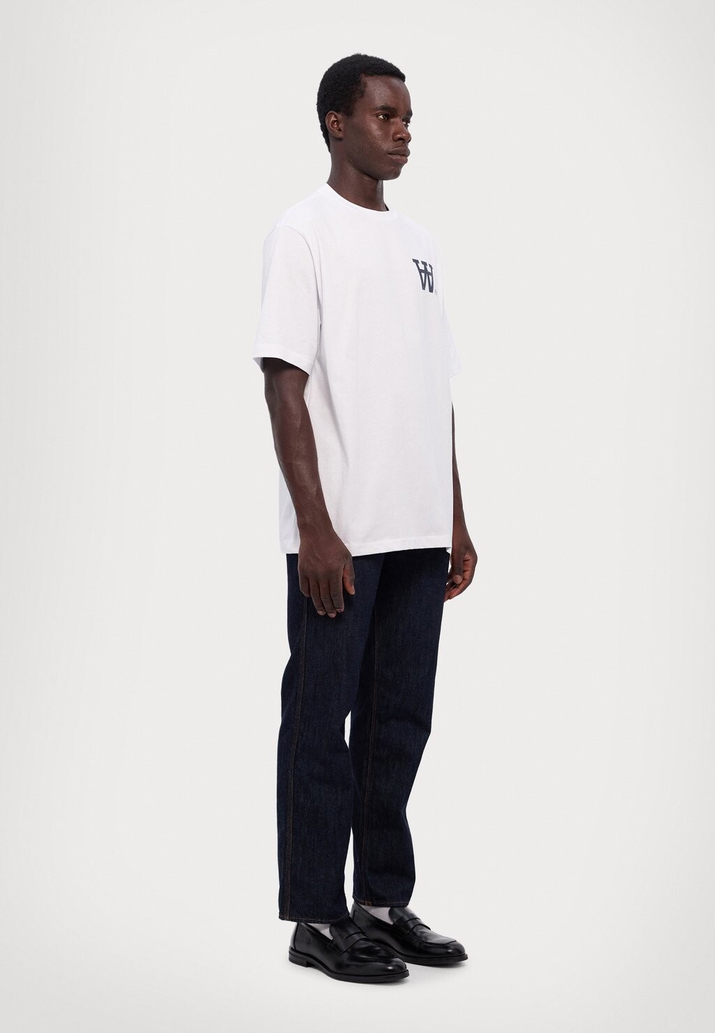 

Футболка с принтом NOT TO BE TRUSTED UNISEX Double A by Wood Wood, белый
