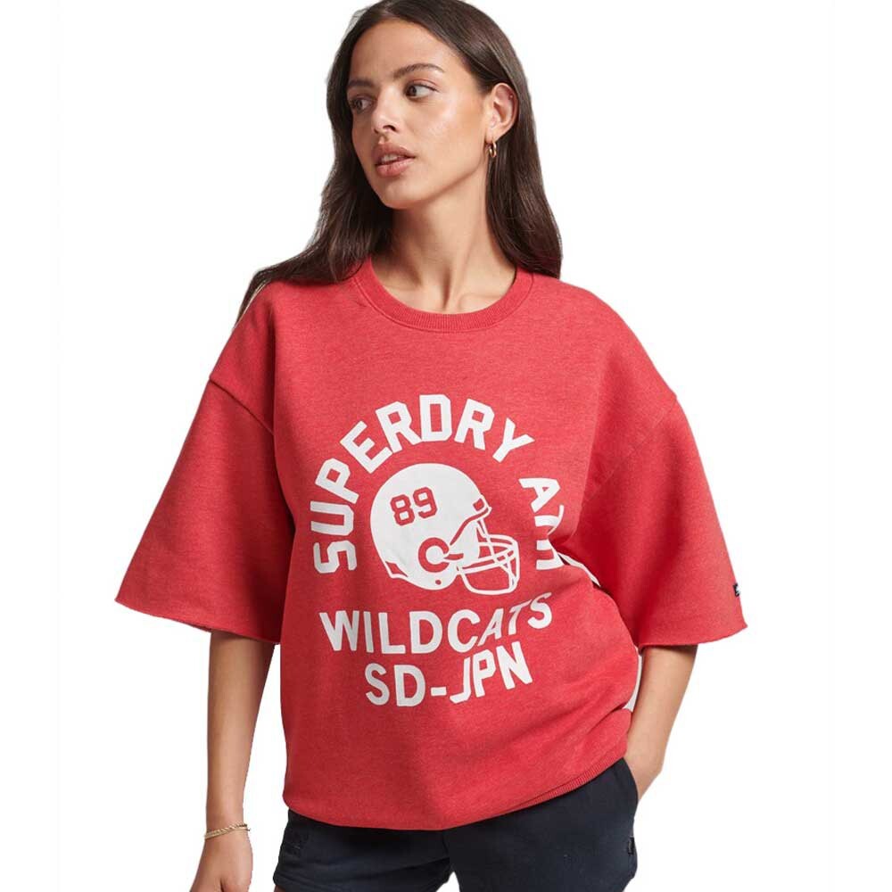 

Толстовка Superdry Vintage College Short Sleeve, оранжевый