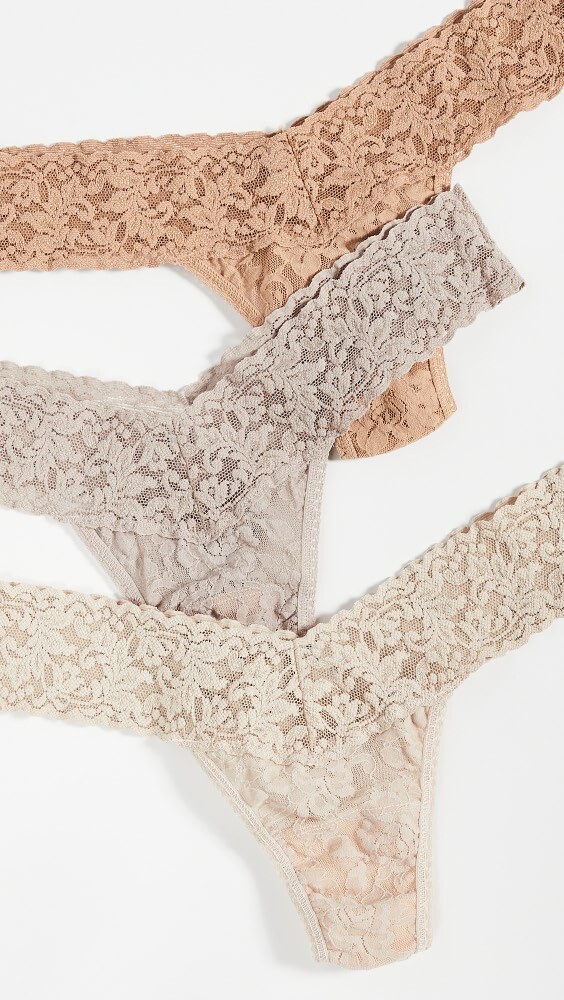

Стринги Hanky Panky 3 шт Neutrals Low Rises