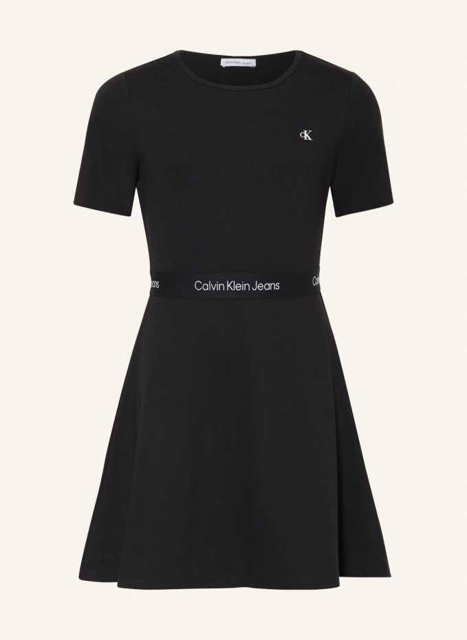 

Платье из джерси Calvin Klein, черный