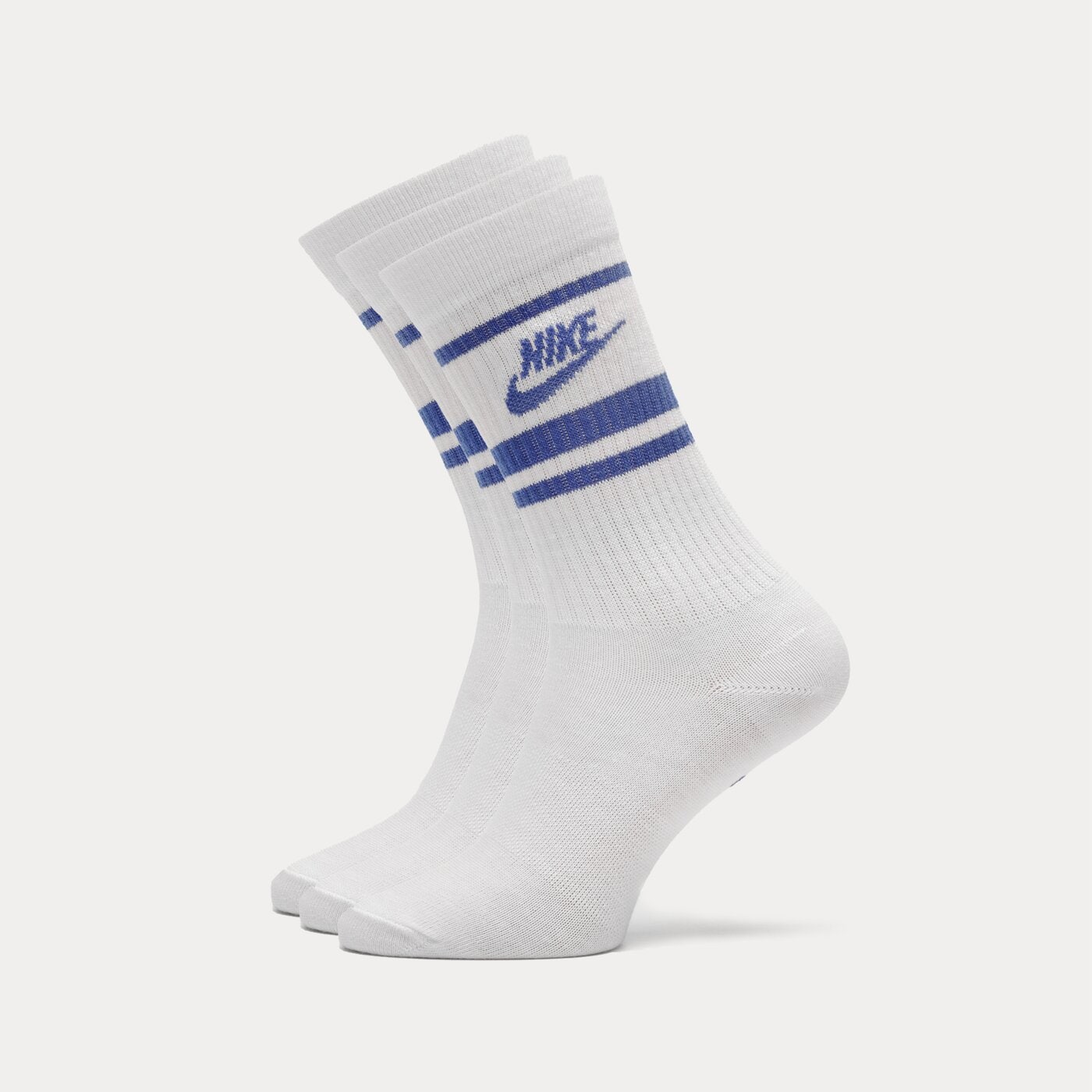 Носки Nike Essential Stripe, 3 пары, белый