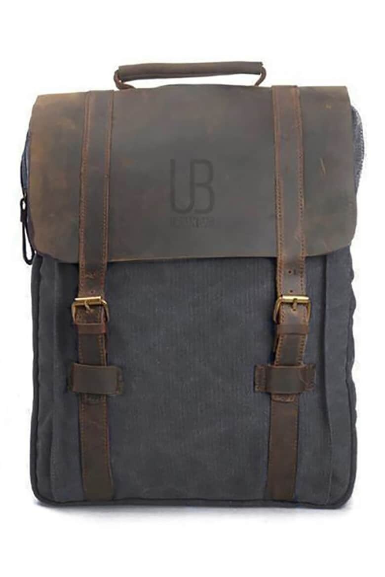 

Рюкзак Lugano с кожаной кепкой Urban Bag, коричневый