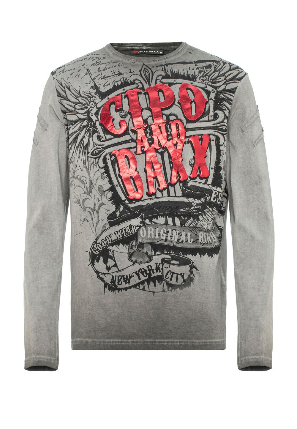 

Футболка Cipo & Baxx, антрацит