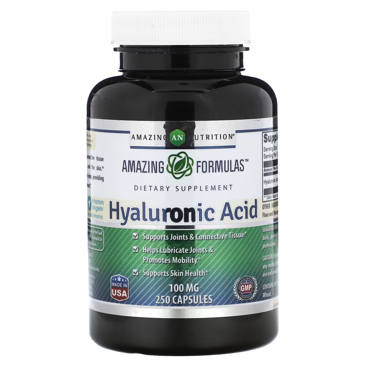

Гиалуроновая кислота Amazing Nutrition, 250 капсул