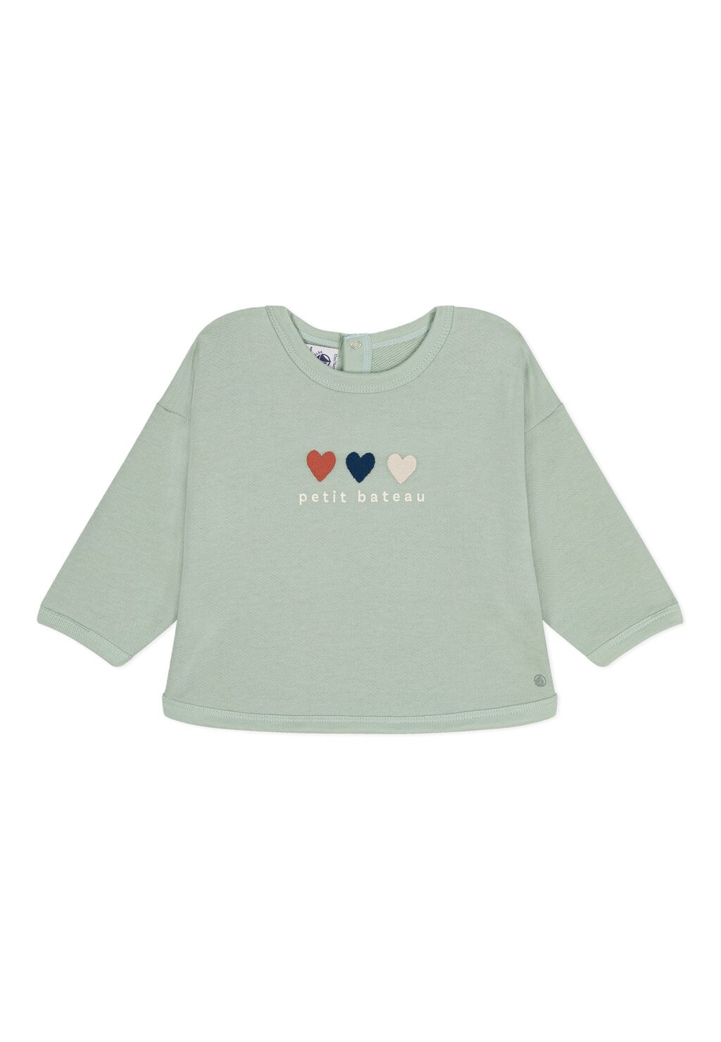

Рубашка с длинным рукавом Petit Bateau, цвет herbier