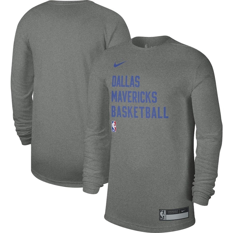 

Футболка с длинным рукавом Nike Dallas Mavericks, серый