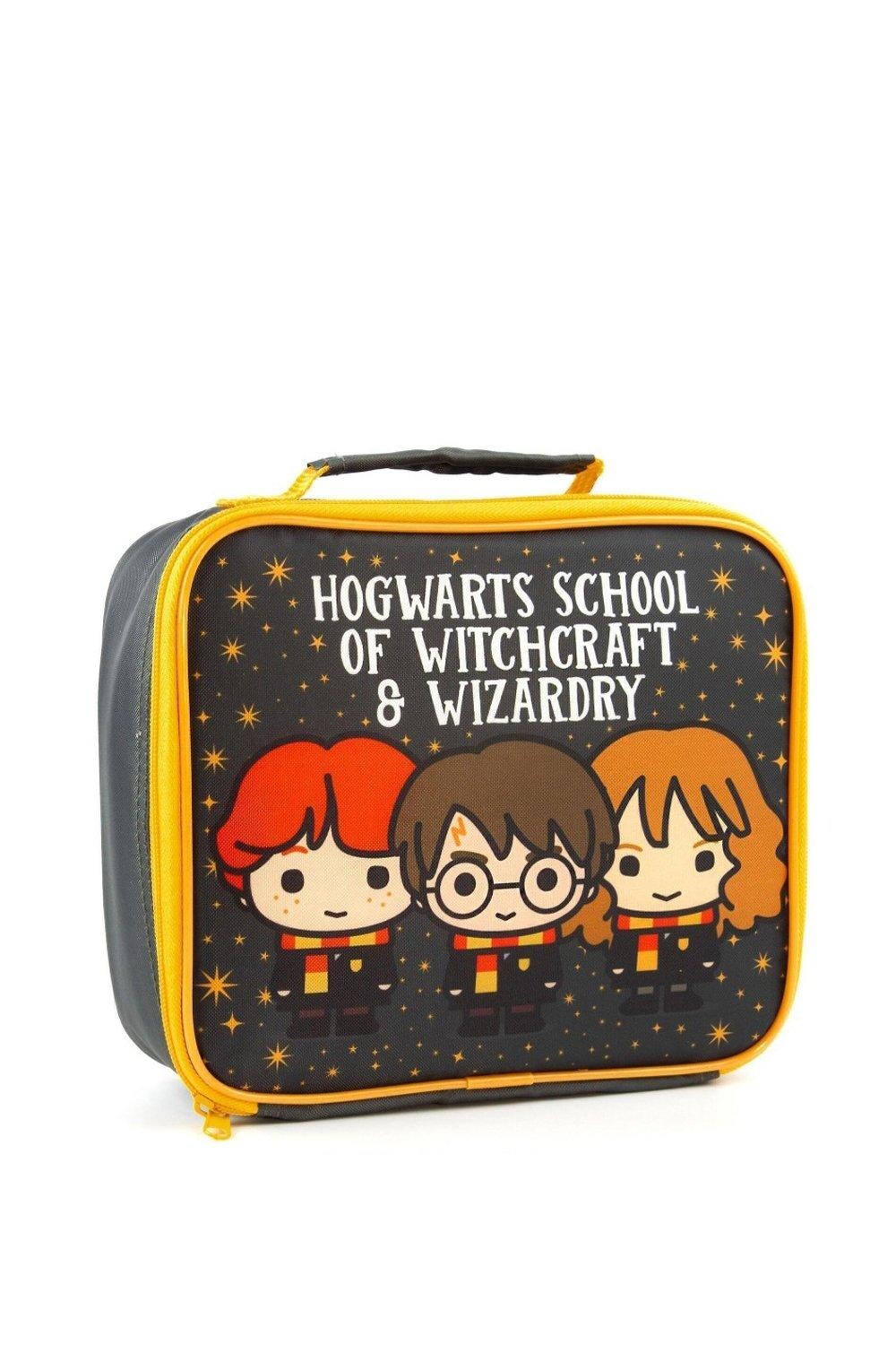

Набор для обеда и бутылки в стиле чиби Harry Potter, черный