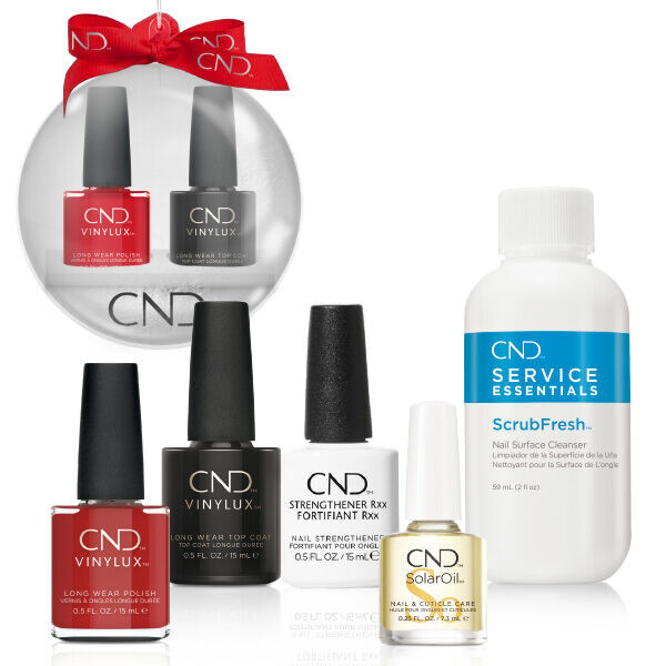 

Регенерирующий рождественский набор devil red Cnd Vinylux, 1 комплект