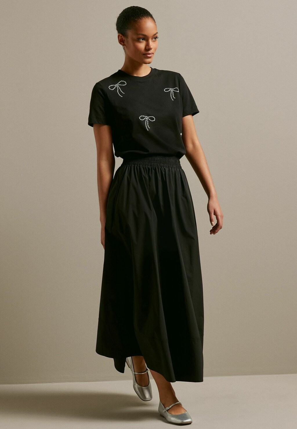 

Принт на футболке SHORT SLEEVE Next, черный