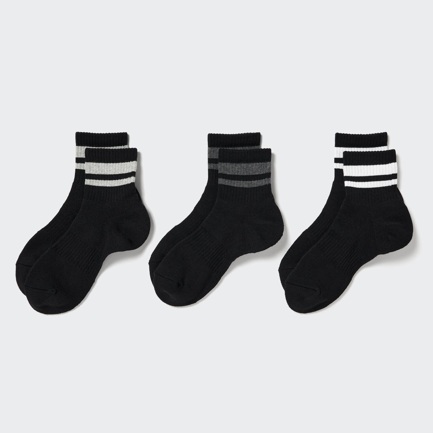 

Носки (3 пары) UNIQLO, черный