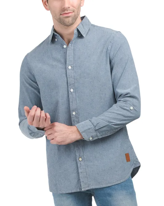 

Умная рубашка цвета индиго Scotch & Soda, индиго