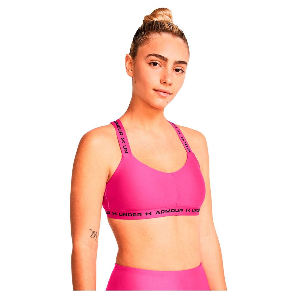 

Спортивный бюстгальтер Under Armour Crossback, розовый