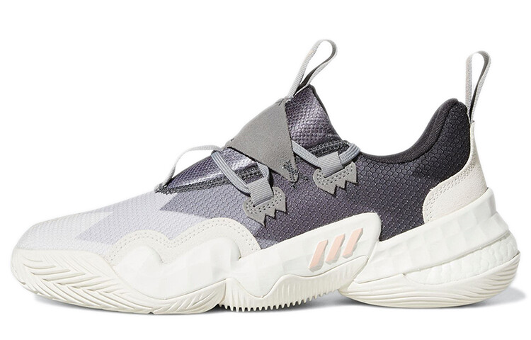 

Adidas Trae Young 1 Белый Серый Фиолетовый