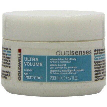 

Dual Senses Ultra Volume 60-секундный гель-процедура, 200 мл, Goldwell