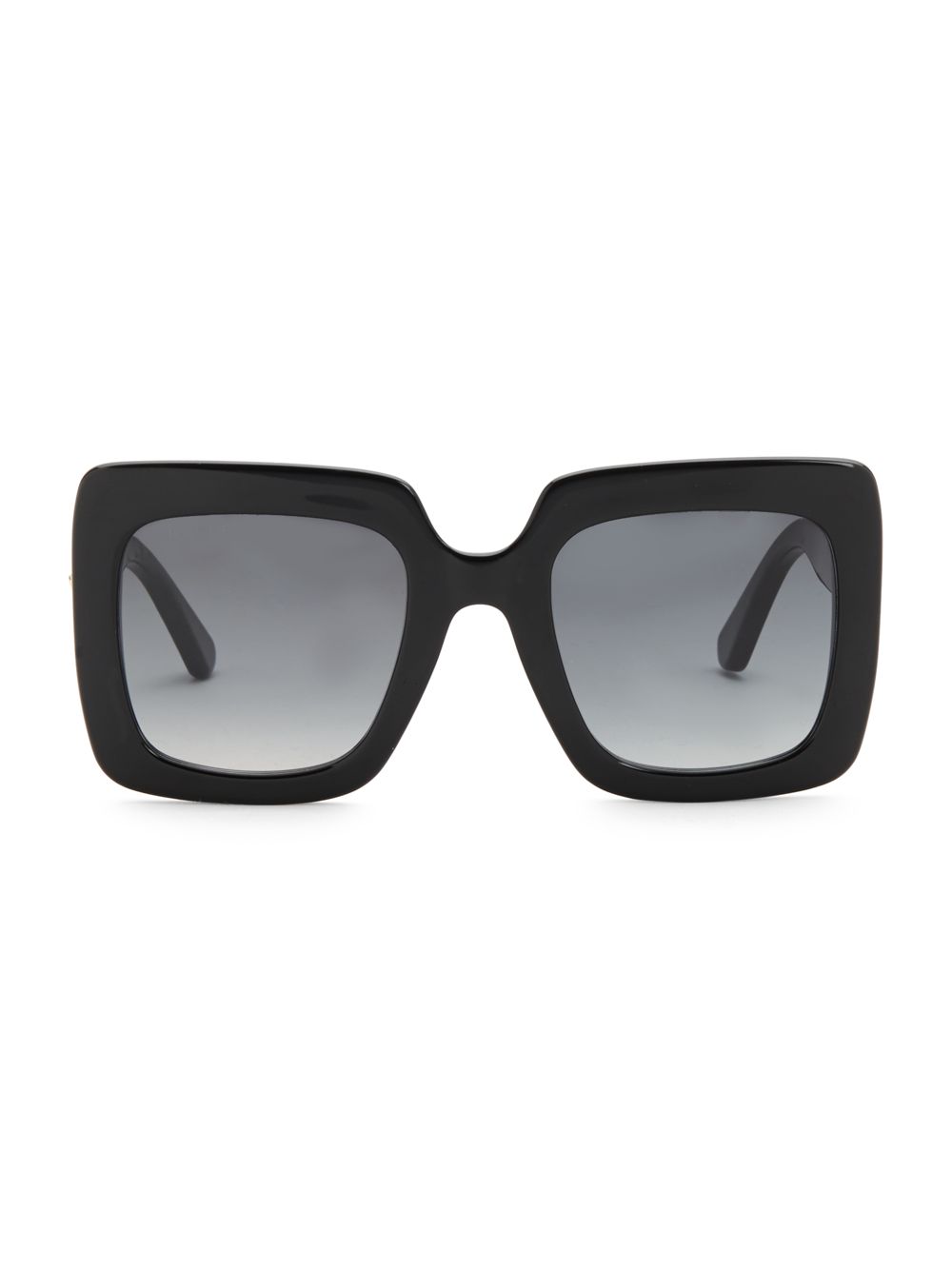 Квадратные солнцезащитные очки Urban 53MM Gucci, черный