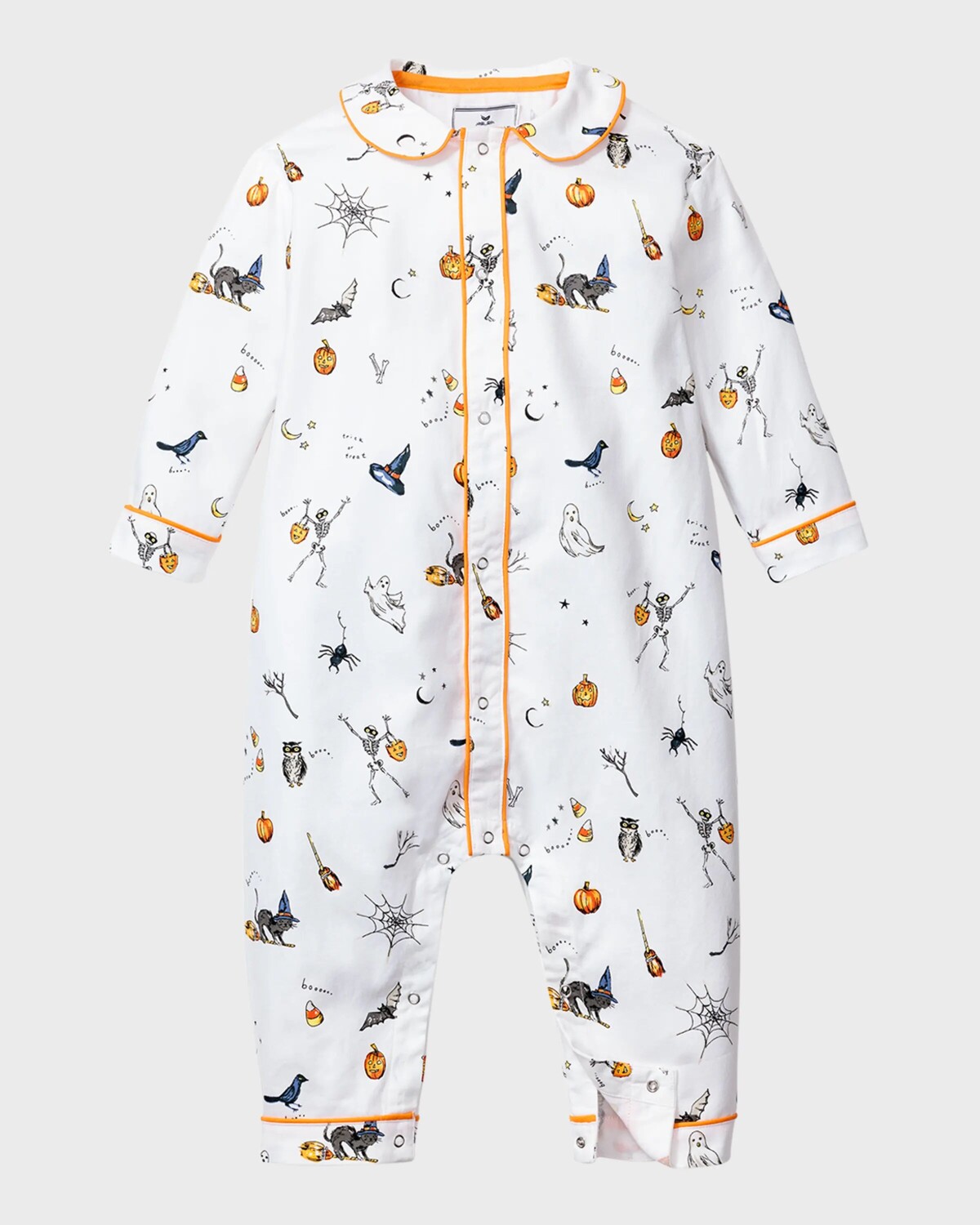 

Детский комбинезон Cambridge с принтом Trick Or Treat, размер для новорожденных – 24 м Petite Plume, цвет White