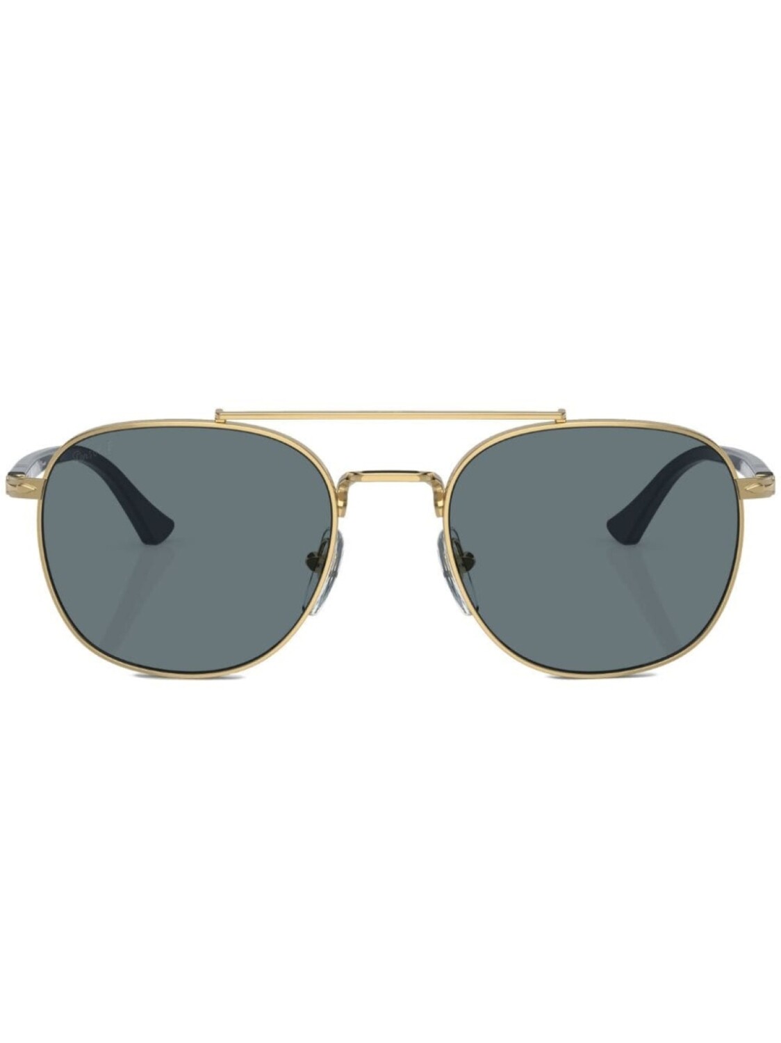 

Persol солнцезащитные очки в круглой оправе, золотистый