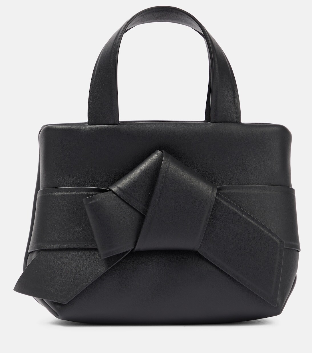 

Сумка-тоут Musubi Mini из кожи Acne Studios, черный