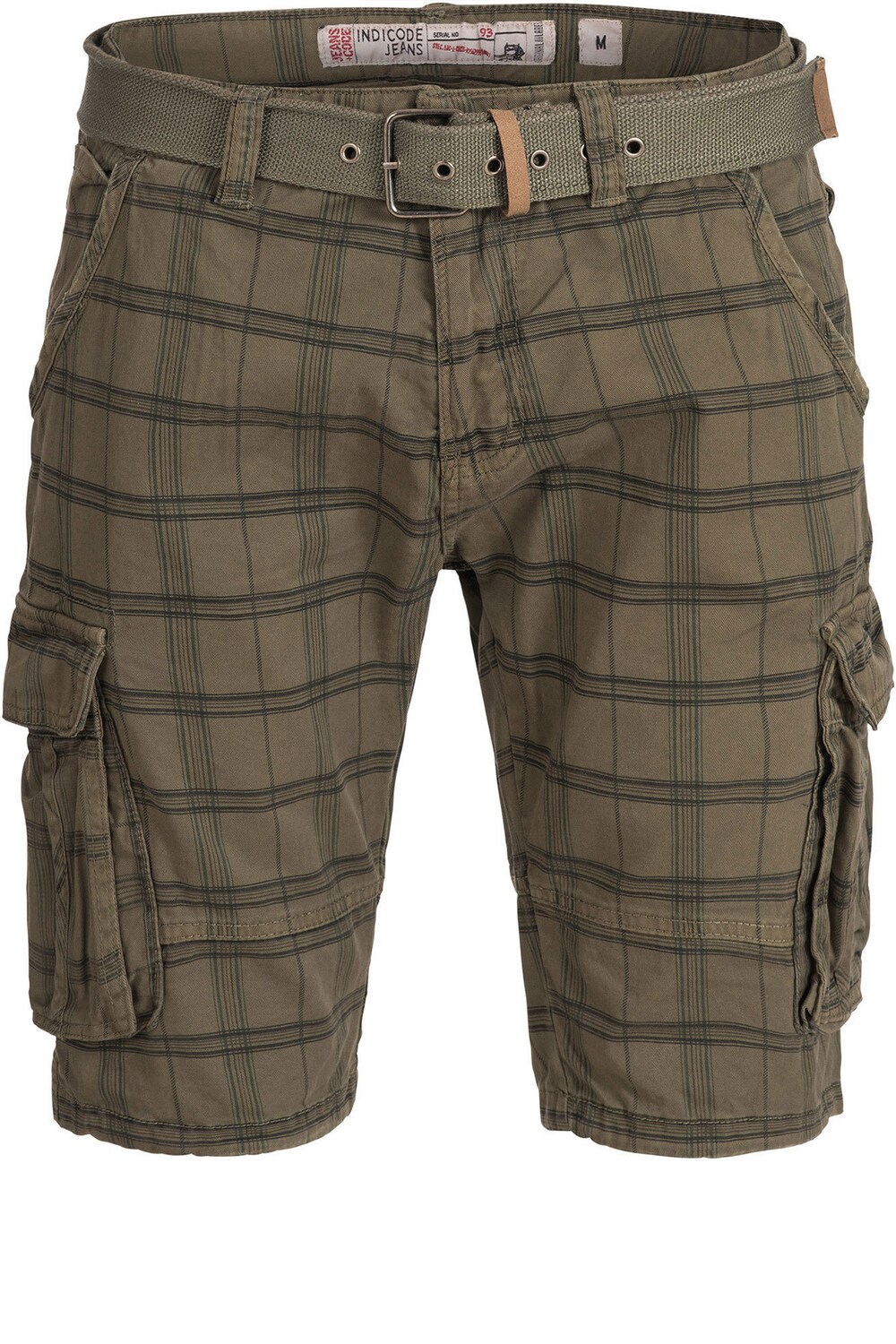 Обычные брюки-карго INDICODE JEANS, зеленый обычные брюки карго indicode jeans broadwick черный