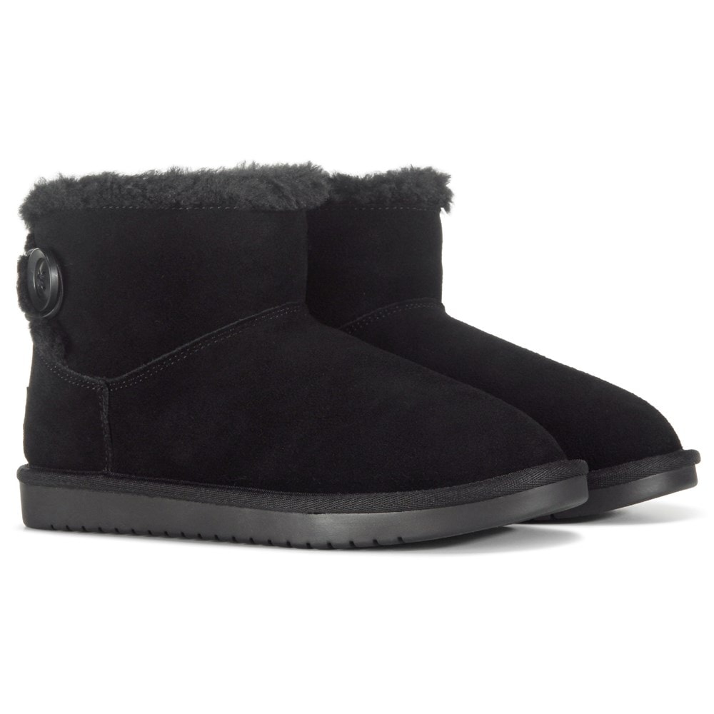 

Детские короткие ботинки Nalie Mini на пуговицах Little/Big Kid Koolaburra By Ugg, черный