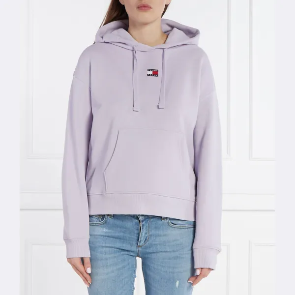 

Толстовка с логотипом Bxy Tommy Hilfiger, лавандовый