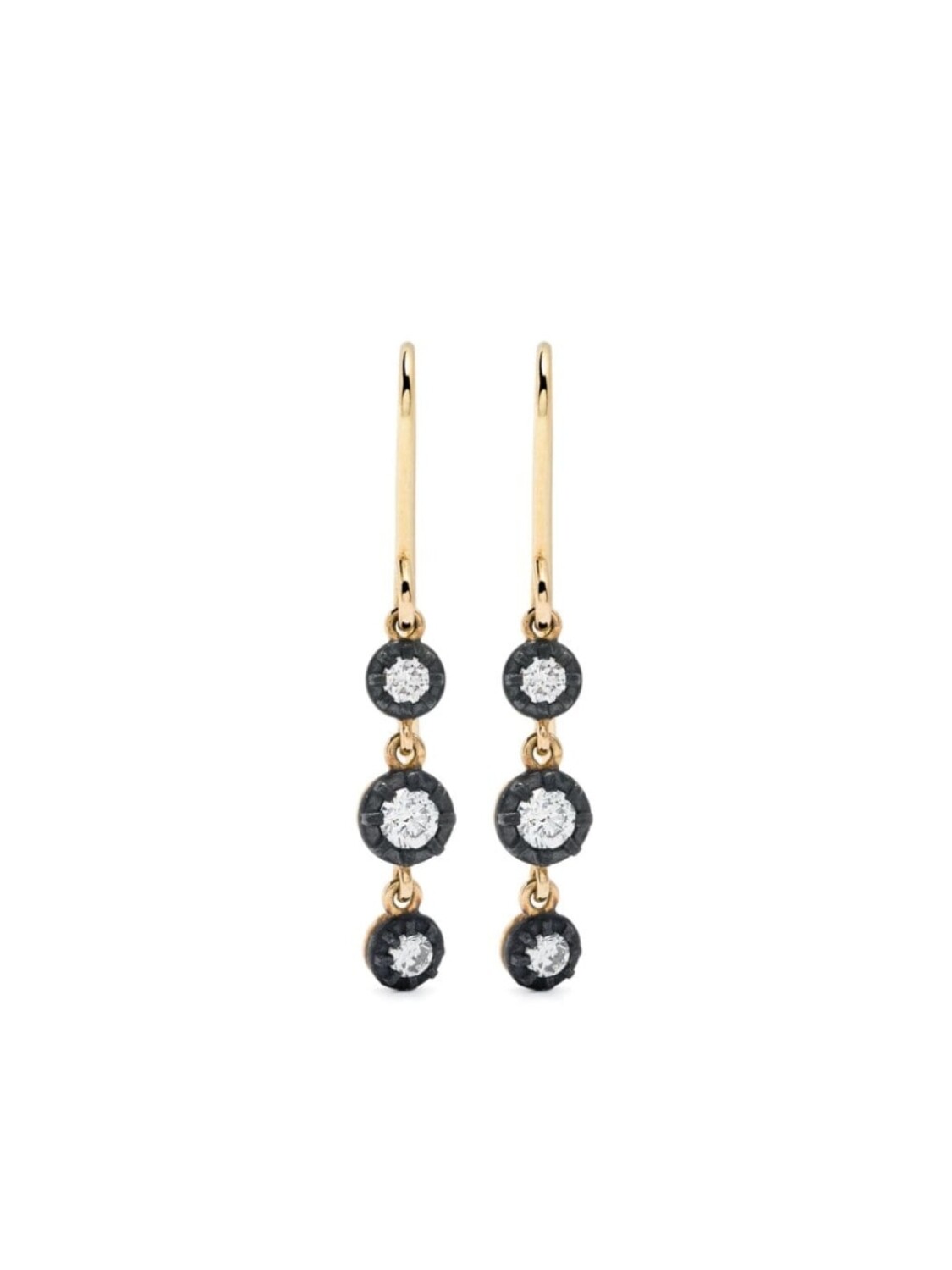 

Серьги из желтого золота с бриллиантами LEANDRA, золотой