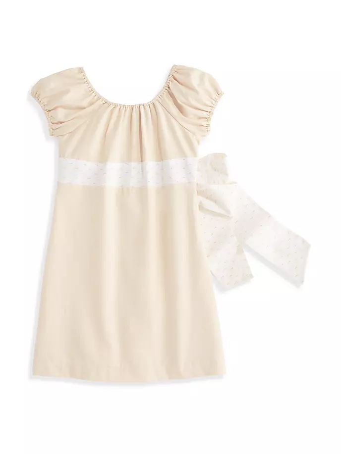 

Платье Ashley для маленьких девочек и девочек Bella Bliss, цвет gold herringbone