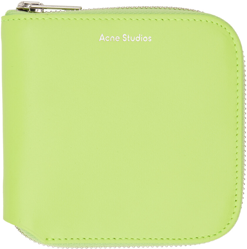 

Зеленый кошелек на молнии Acne Studios
