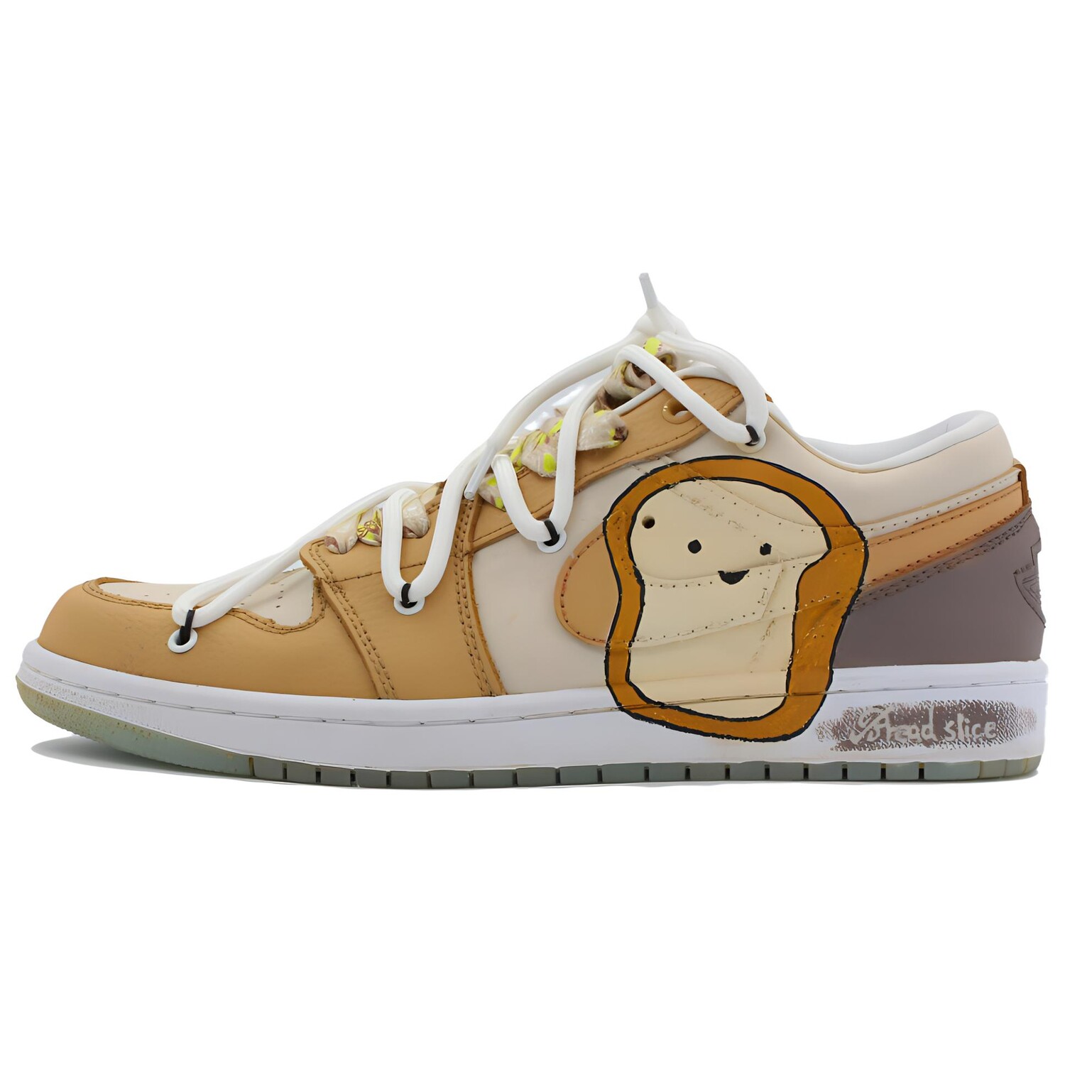 

Кроссовки Air Jordan 1 Vintage Basketball Shoes Men Low-top Brown, цвет Tan