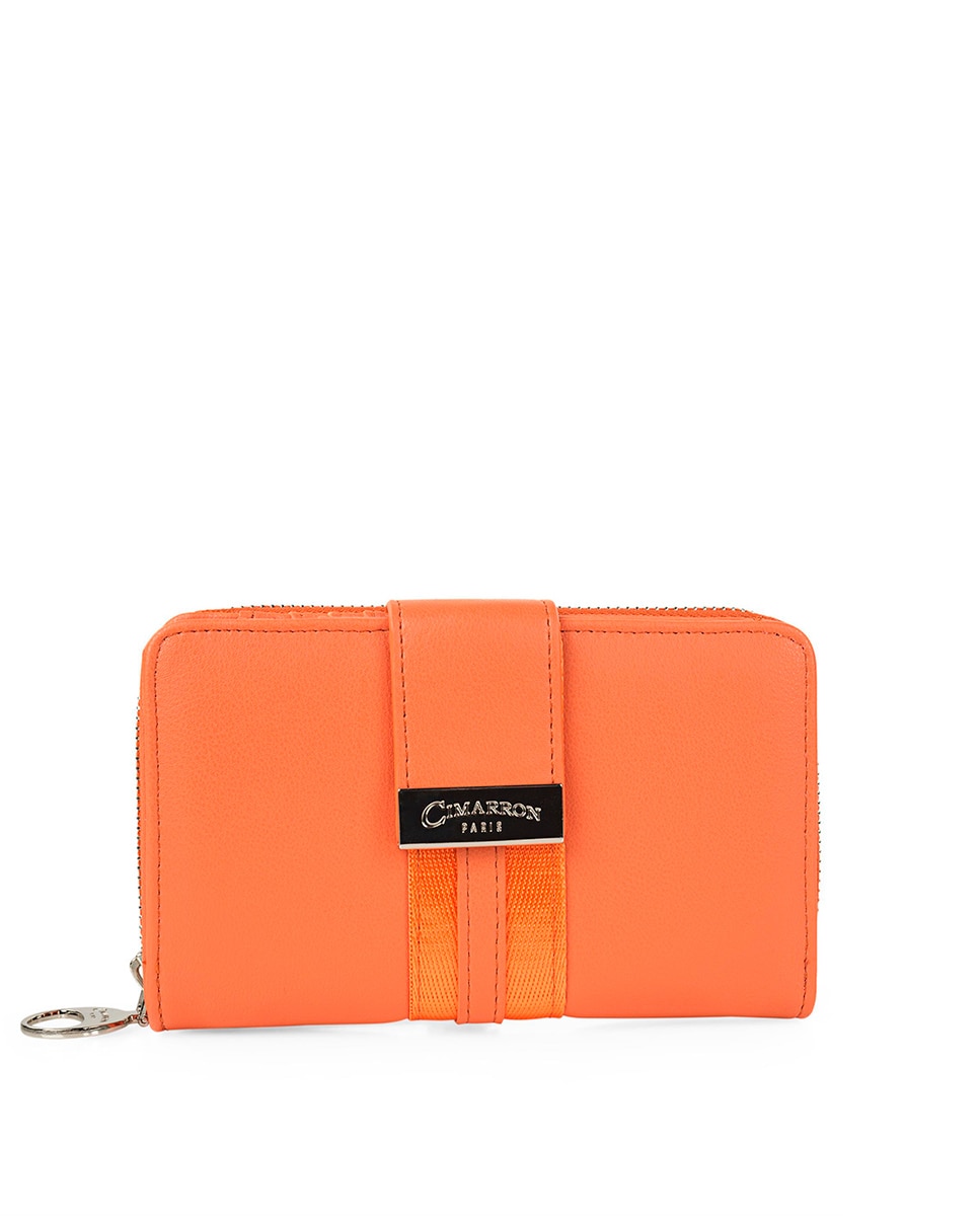 Женский кошелек Jenison на пуговицах мандаринового цвета Cimarrón, оранжевый вязаные аксессуары сумочки кошельки футляры