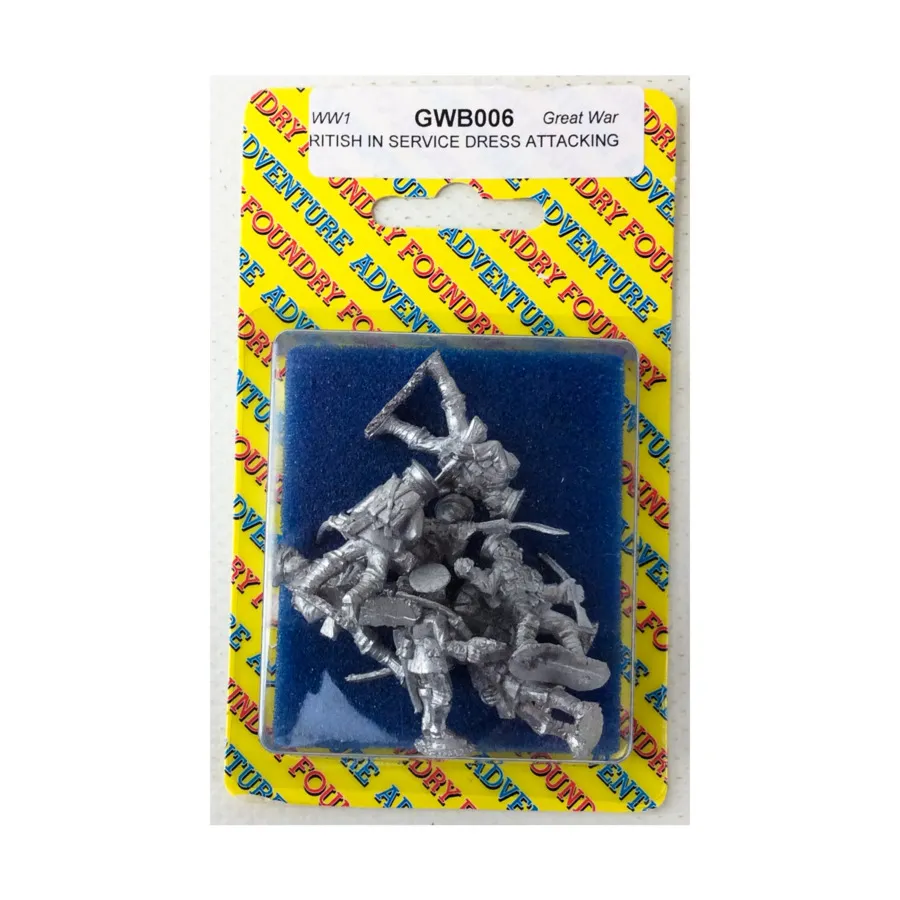 

Британцы в служебной одежде атакуют, Historical Miniatures (The Foundry)