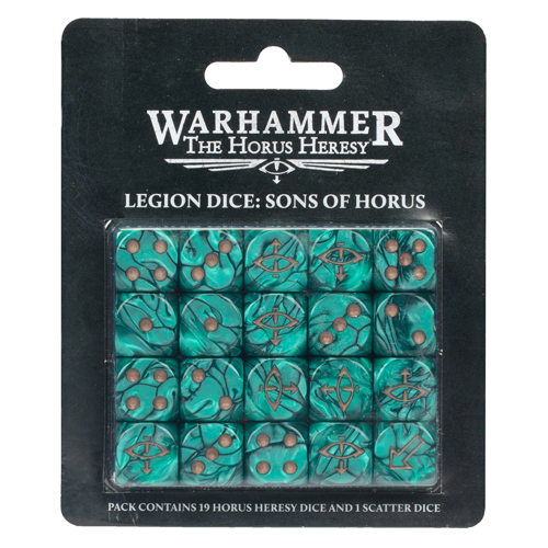 набор шестигранных кубиков warhammer horus heresy legion dice sons of horus Игровые кубики Legion Dice: Sons Of Horus Games Workshop