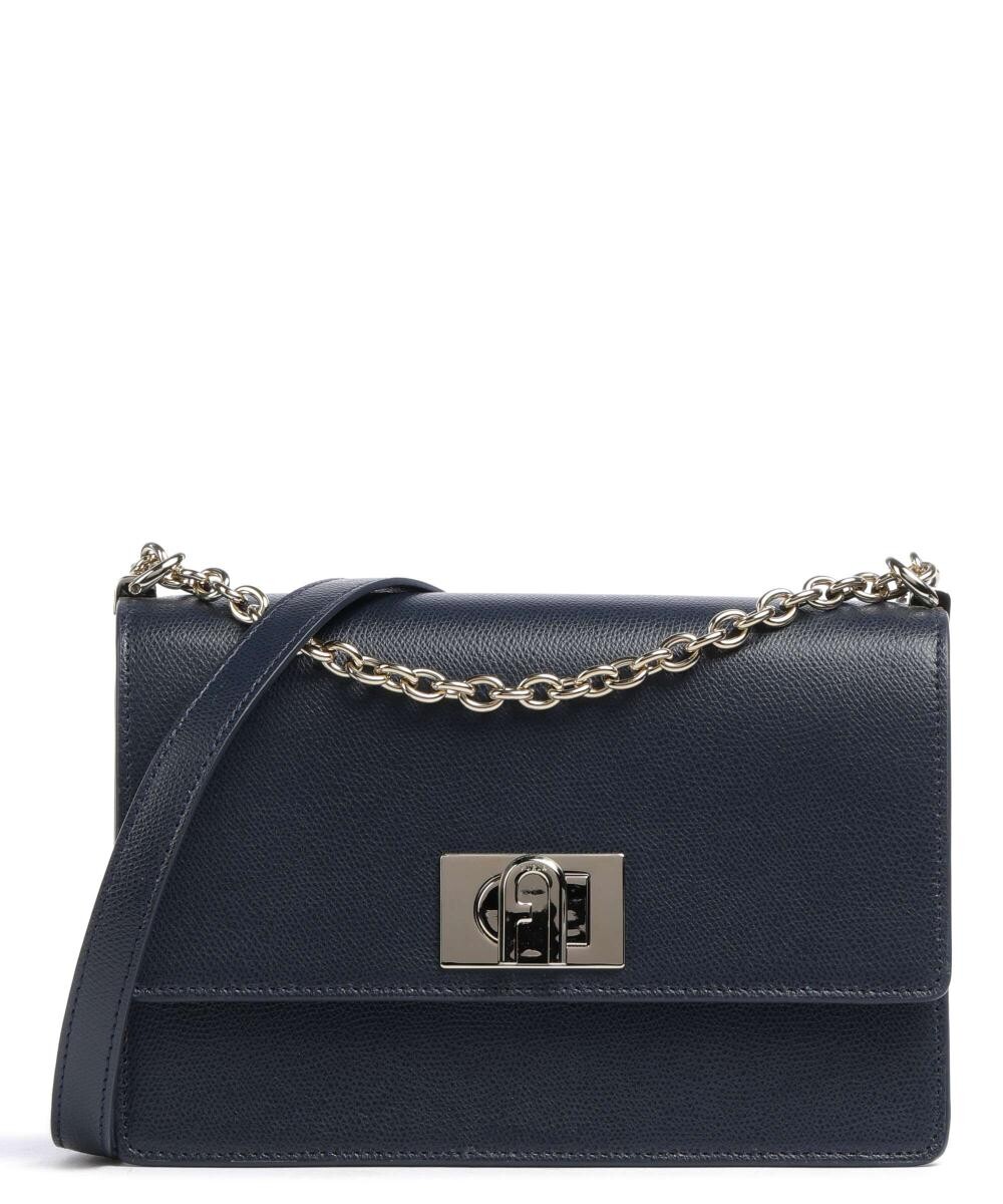 

сумка через плечо 1927 S из зерненой кожи Furla, синий