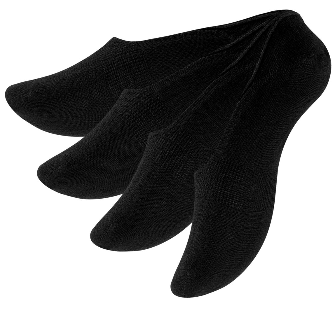 цена Носки Vincent Creation Füßlinge 4 шт Invisibles Socks, черный