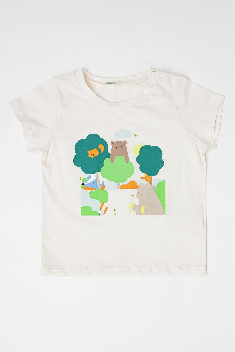 

Футболка с принтом United Colors Of Benetton, зеленый