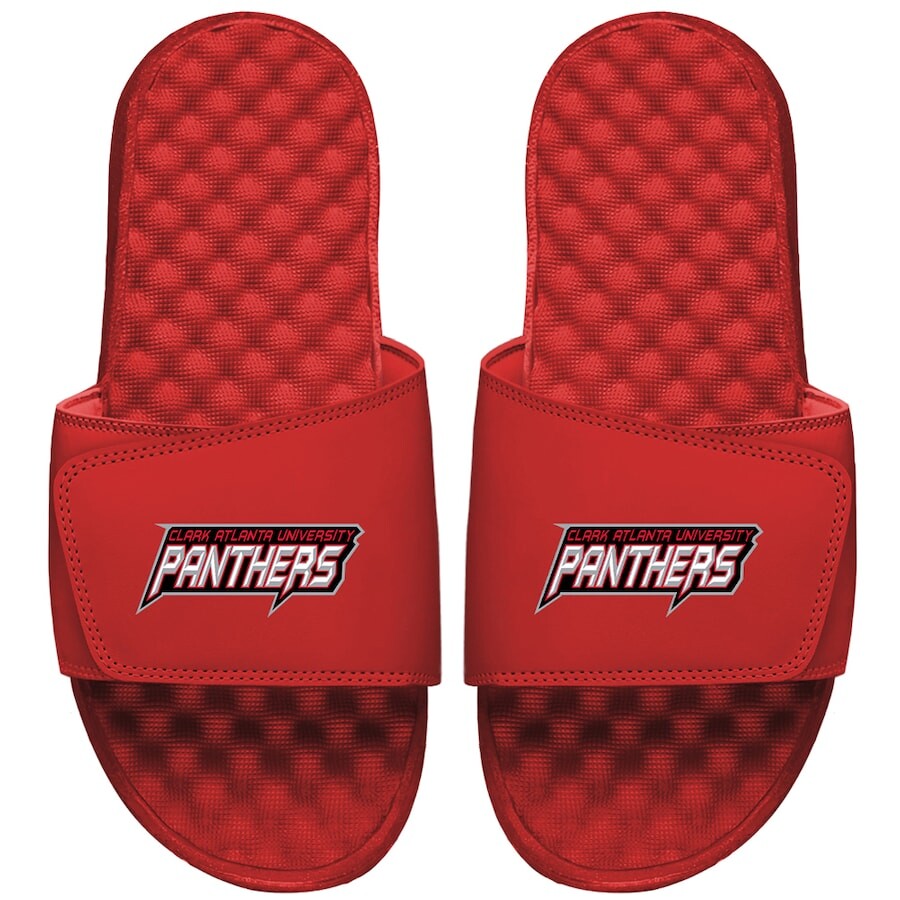 

Шлепанцы ISlide Clark Atlanta University Panthers, красный