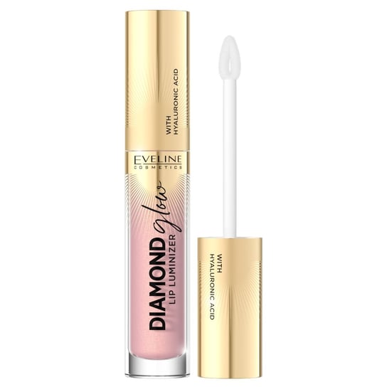Люминайзер для губ Diamond Glow, блеск для губ с гиалуроновой кислотой, № 03 Eveline Cosmetics