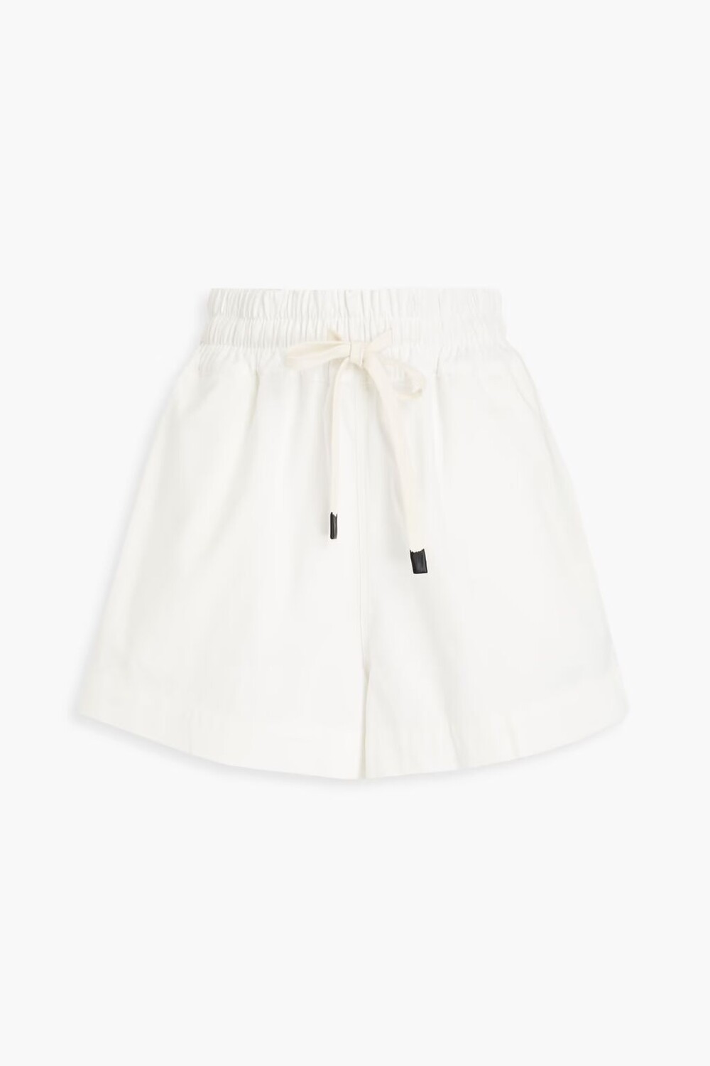 

Шорты из хлопкового твила Bassike, цвет Off-white