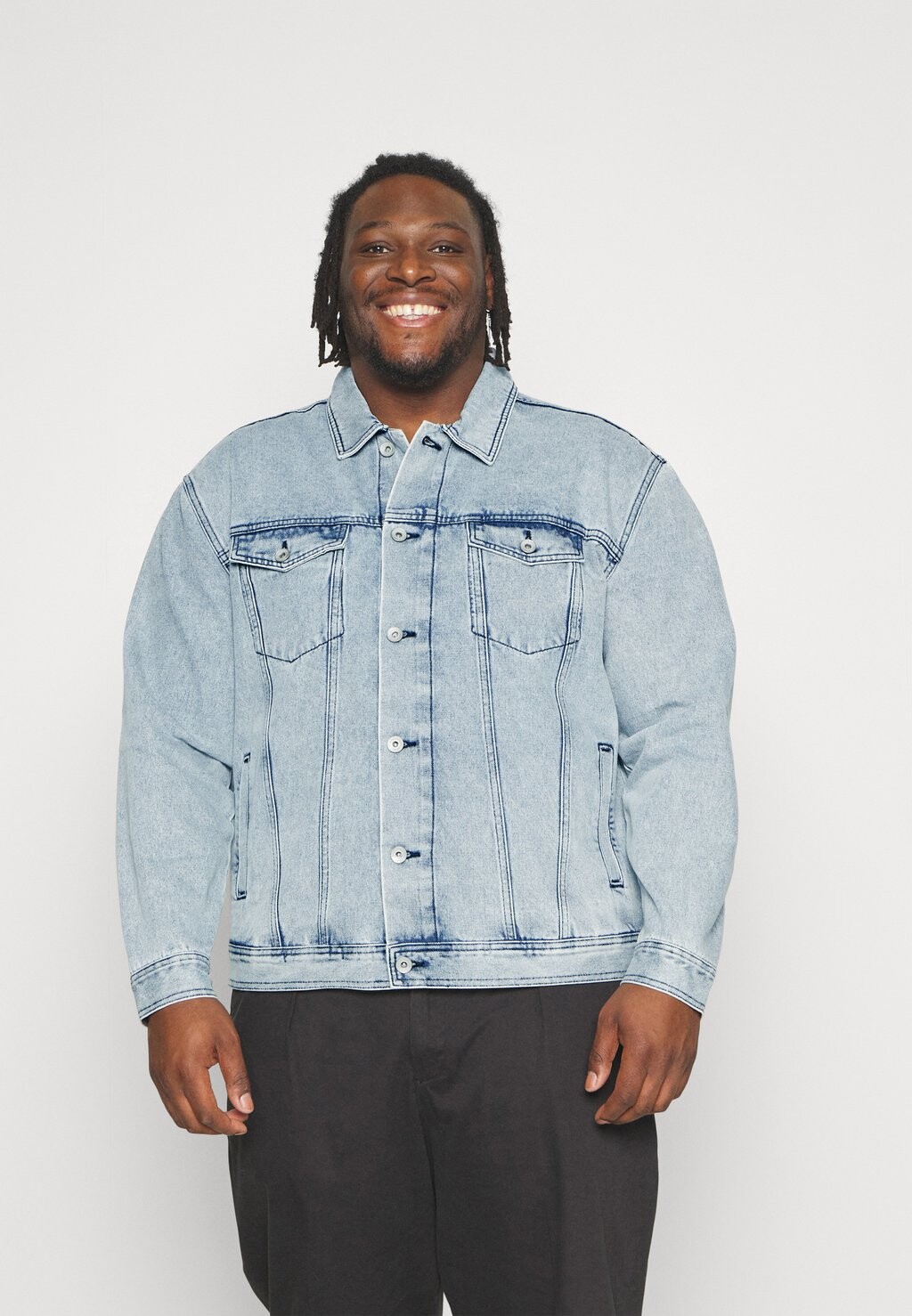 

Джинсовая куртка Redefined Rebel BAKER JACKET PLUS, голубой, Синий