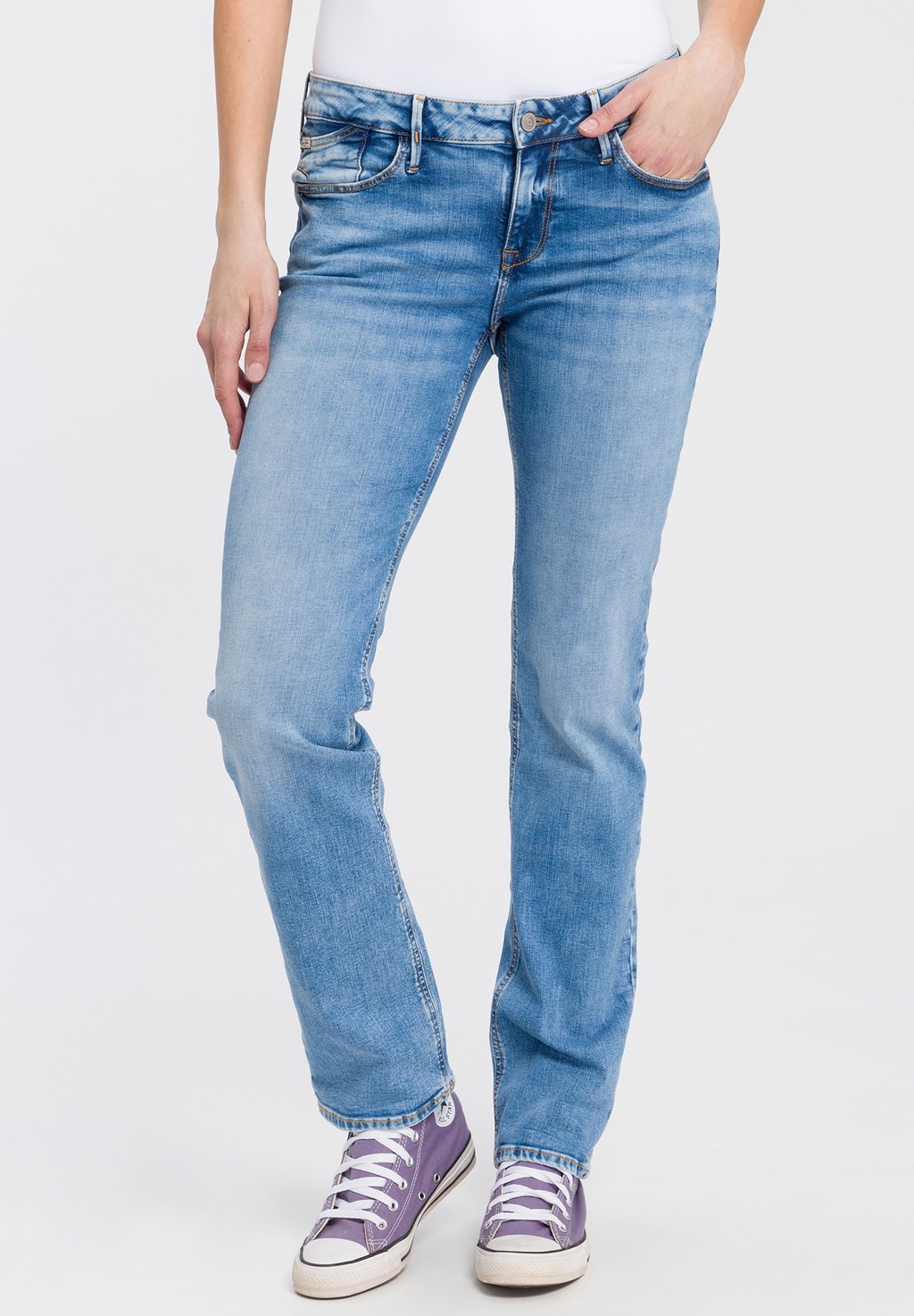 Джинсы Straight Leg ROSE Cross Jeans, цвет mid blue washed