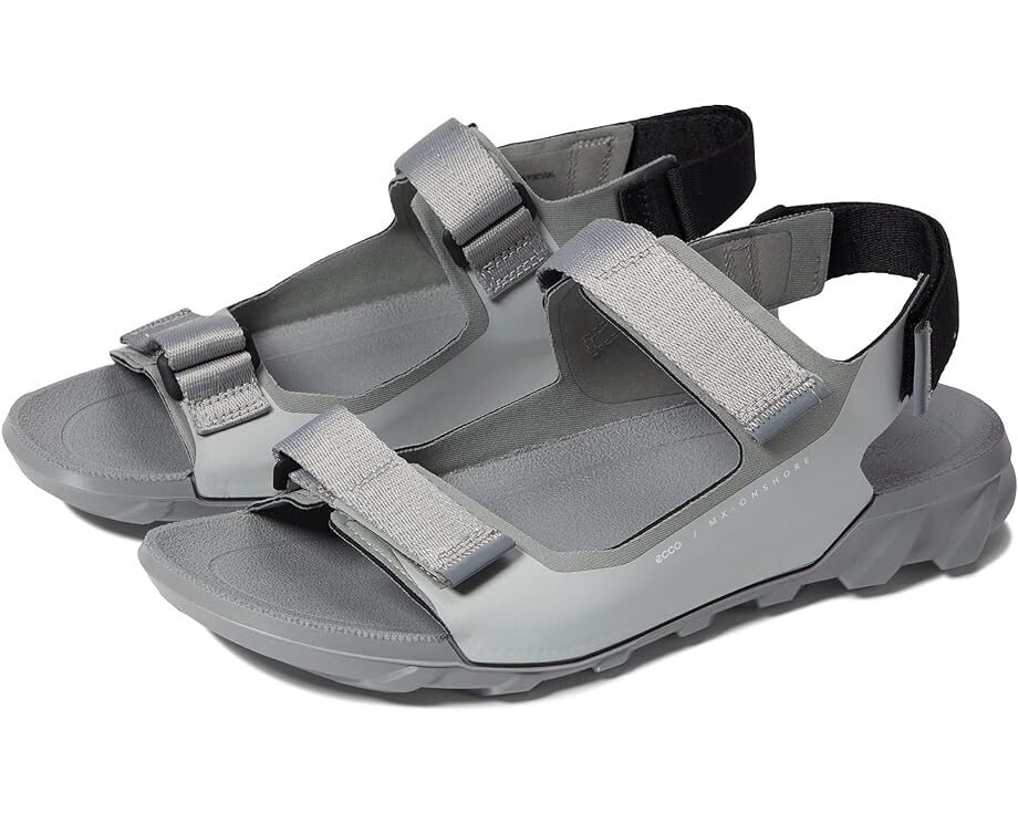 Сандалии ECCO Sport MX Onshore 3-Strap Water-Friendly Sandal, цвет Concrete/Wild Dove сандалии ecco mx onshore светло серый eur 38