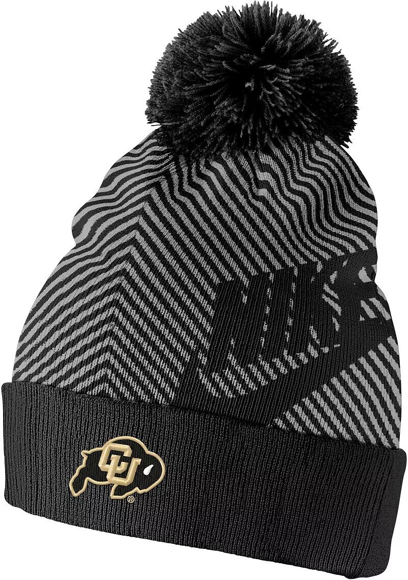 

Черная шапка-бини Nike Adult Colorado Buffaloes Futura с помпоном
