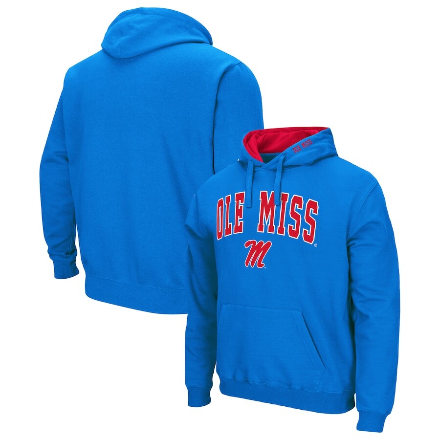 

Пуловер с капюшоном Colosseum Ole Miss Rebels, синий
