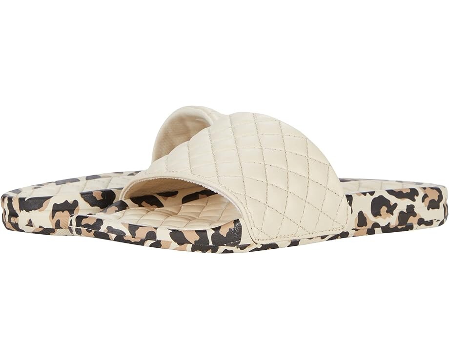 Сандалии Athletic Propulsion Labs Lusso Slide, цвет Parchment/Leopard