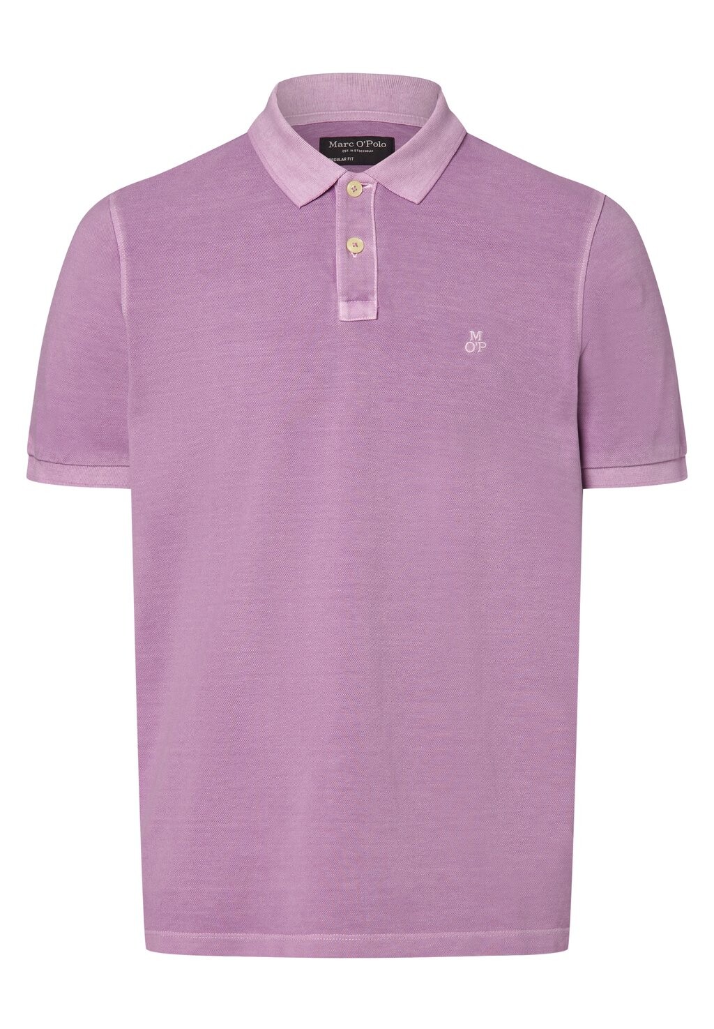 

Рубашка-поло SHORT SLEEVE SLITS AT HEM Marc O'Polo, цвет flieder