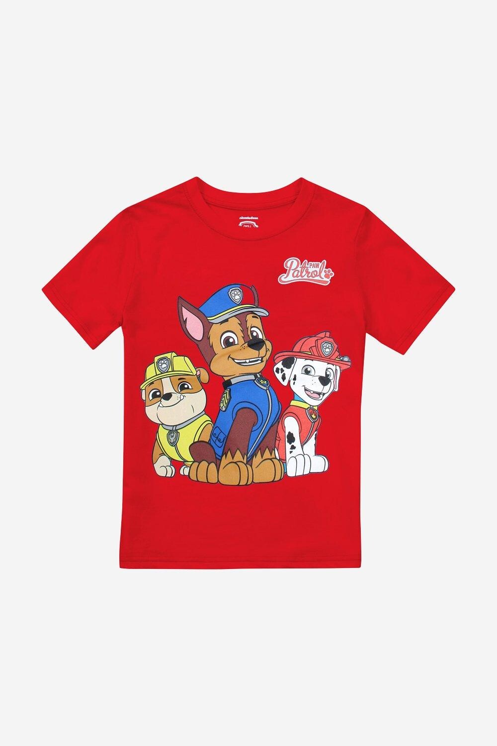 

Футболка группы «Щенячий патруль» Paw Patrol, красный