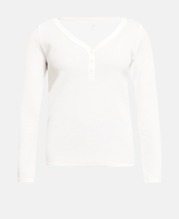 

Топ с длинными рукавами Gap, белый