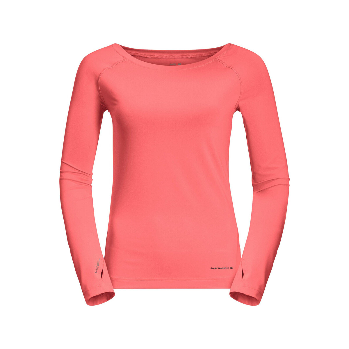 

Рубашка Jack Wolfskin Rundkragen, цвет rose