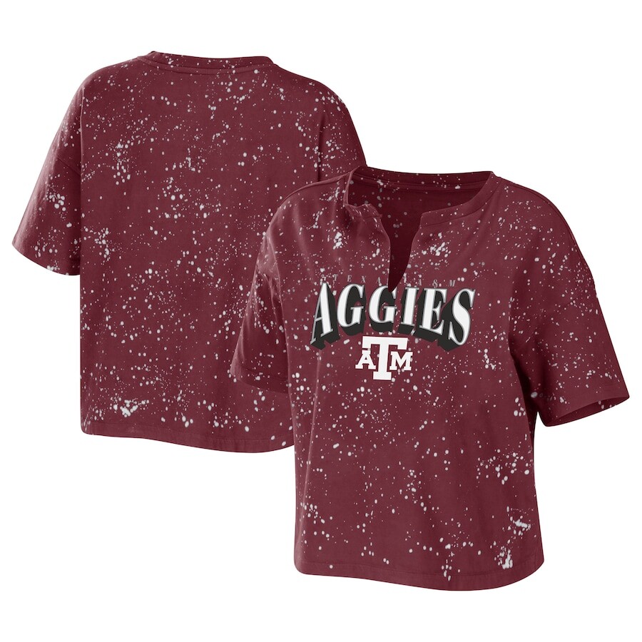 

Футболка с коротким рукавом WEAR by Erin Andrews Texas A And M Aggies, бордовый