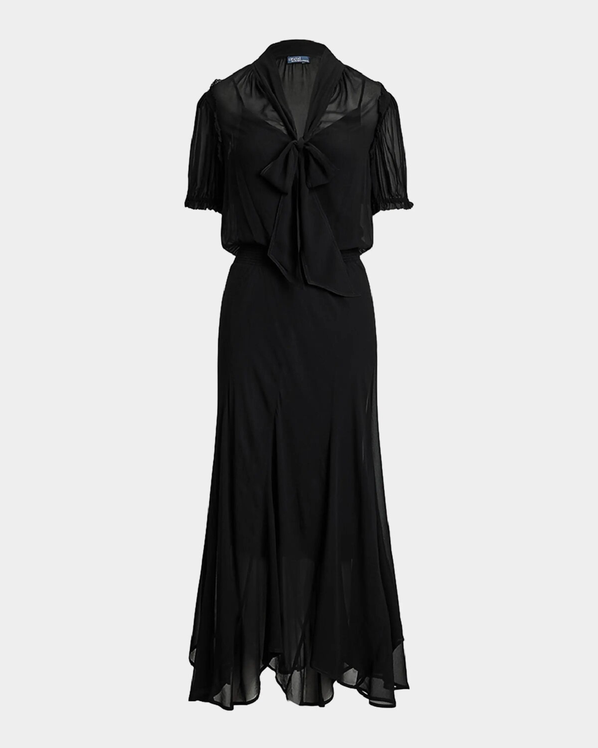 

Платье Жоржет с завязками на шее Polo Ralph Lauren, цвет Polo Black